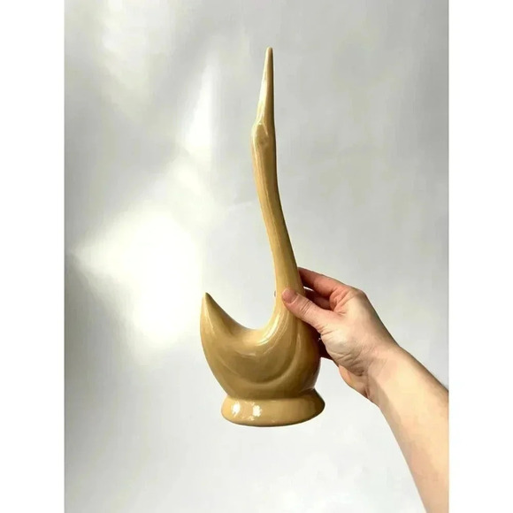 MCM Vintage Jaru Tall Upright Jaru Swan Figure - Picture 8 of 8